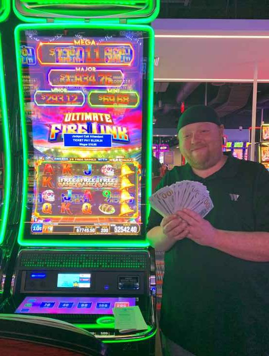 Jackpot Winner at Newport Racing and Gaming