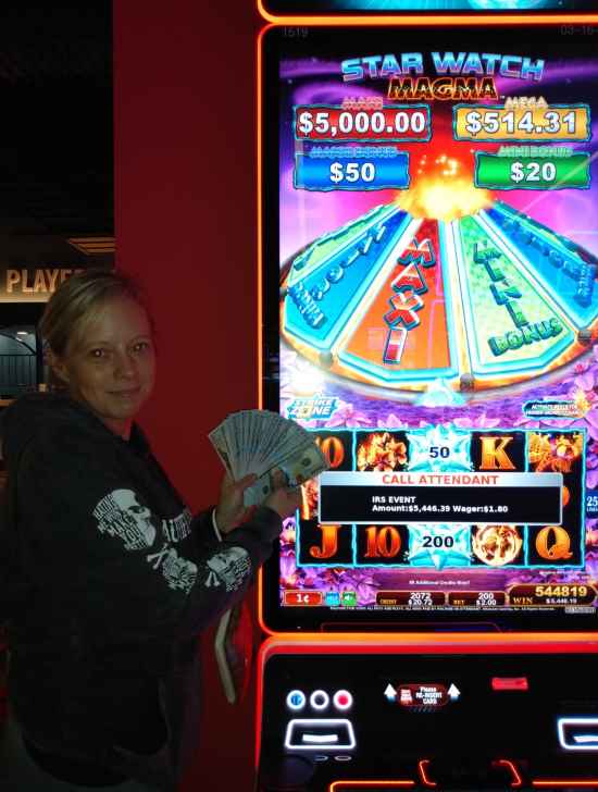 Jackpot Winner at Newport Racing and Gaming
