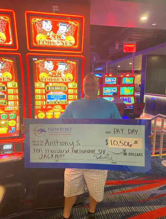 Jackpot Winner at Newport Racing and Gaming