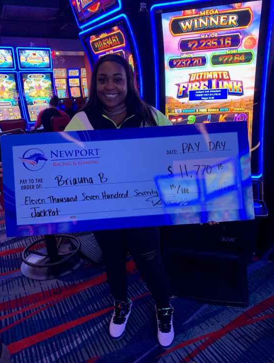 Jackpot Winner at Newport Racing and Gaming