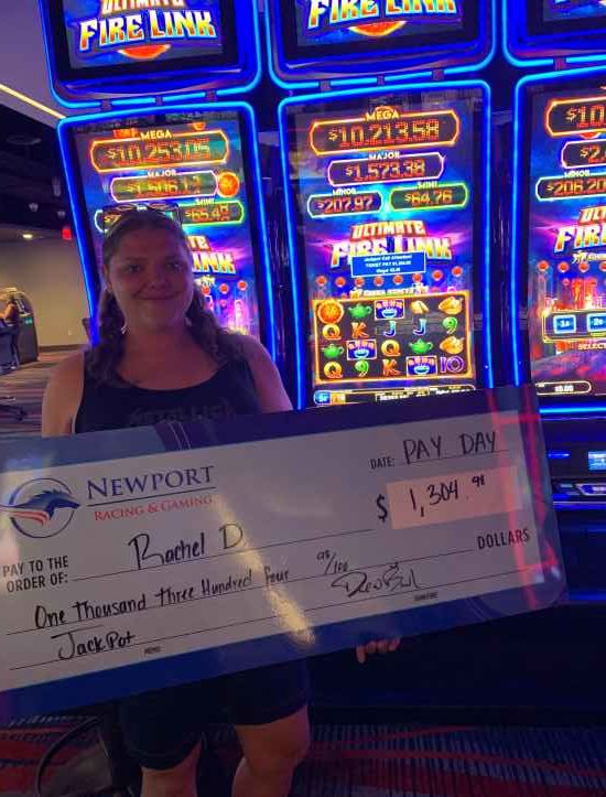 Jackpot Winner at Newport Racing and Gaming