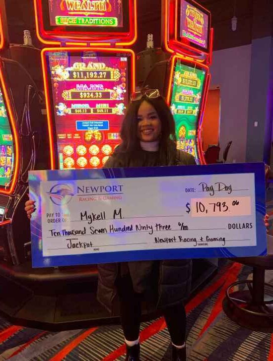 Jackpot Winner at Newport Racing and Gaming