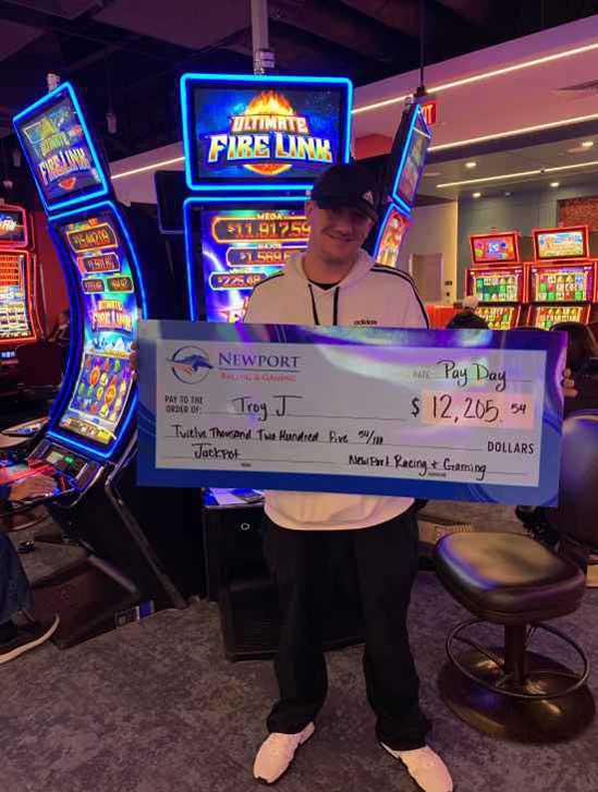 Jackpot Winner at Newport Racing and Gaming