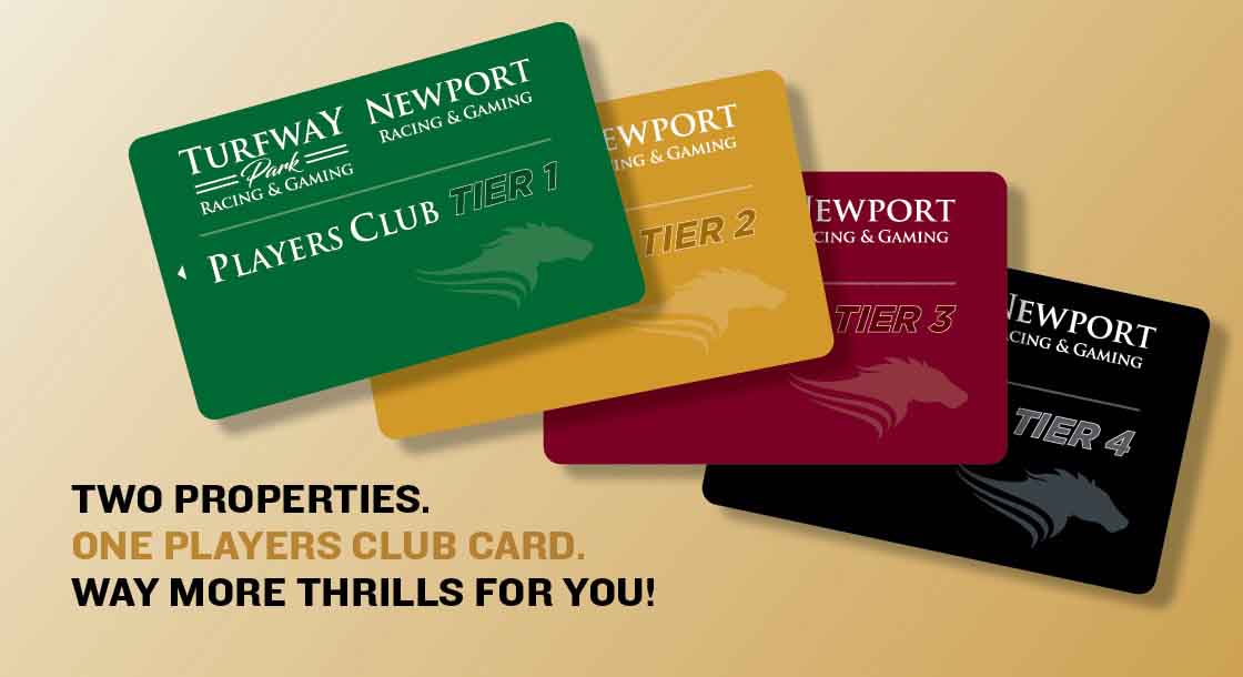 Players Club Card at Newport Racing & Gaming