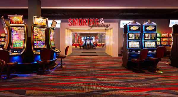Smoking Entrance at Newport Racing and Gaming