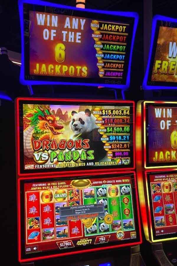 Lucky winner receives $4,501.75 playing Dragons and Pandas game at Newport Racing & Gaming